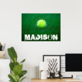 Aangepast Poster Tennis (Thuiskantoor)
