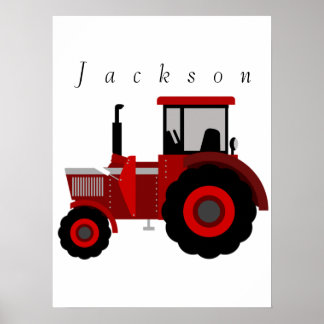 Aangepast Poster tractor