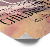 Aangepast Poster van het Citaat van de Foto van de (Hoek)