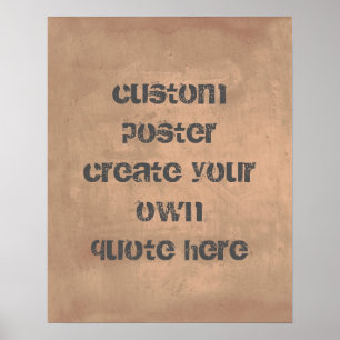 aangepast poster voegt uw eigen offerte toe