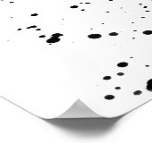 aangepast poster voegt uw eigen offerte zwart-wit  (Hoek)