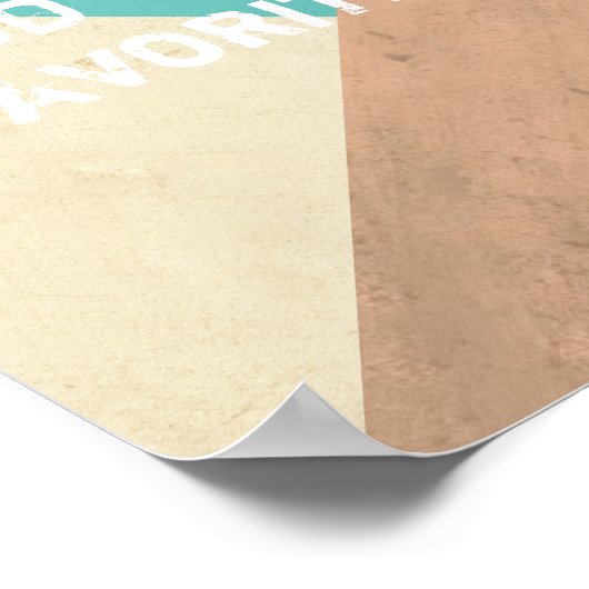 aangepast poster voegt uw eigen prijsgedreven stij (Hoek)