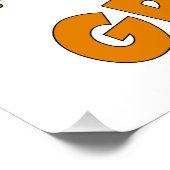 Aangepast poster voor chilling en grilling perfect poster (Hoek)