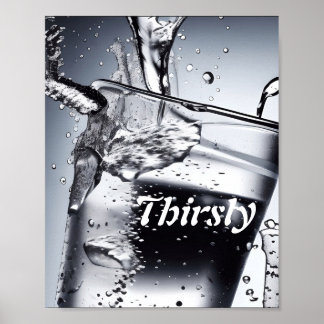 Aangepast Poster voor dorst