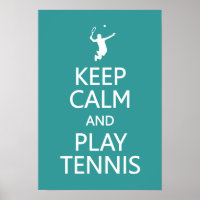 Aangepast poster voor kalm- en afspeeltenis behoud
