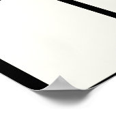 Aangepast poster voor kleurenweergave van maand (Hoek)