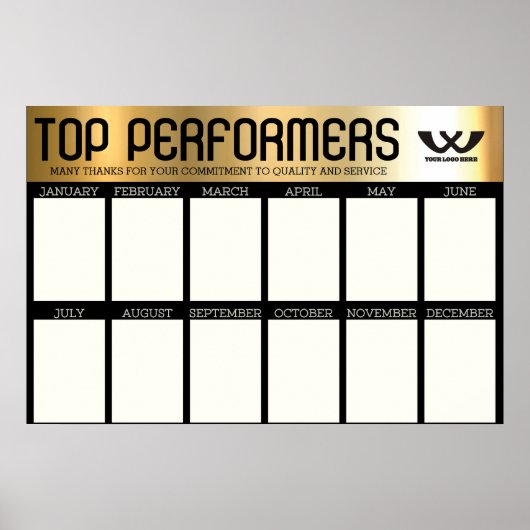 Aangepast poster voor kleurenweergave van maand (Voorkant)