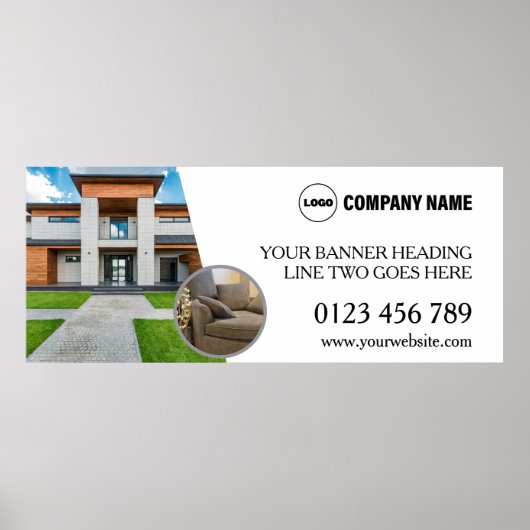 Aangepast Poster voor onroerend goed (Voorkant)