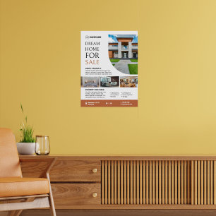 Aangepast Poster voor onroerend goed