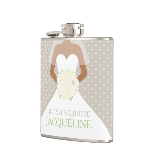 Aangepast posy bride heupkolf heupfles (Links)