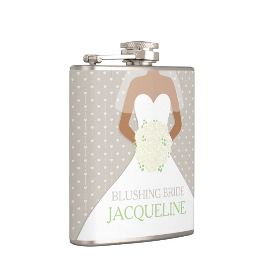 Aangepast posy bride heupkolf heupfles (Rechts)