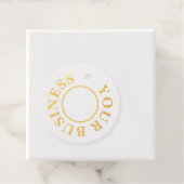 Aangepast product hang label (Met doos)