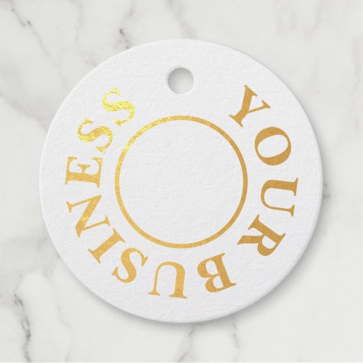 Aangepast product hang label (Voorkant)