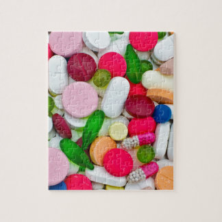 Aangepast product voor kleurrijke pillen legpuzzel