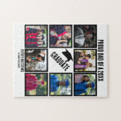 Aangepast proefvader van jaar Afstuderen fotocolla Legpuzzel (Horizontaal)