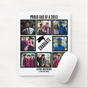 Aangepast proefvader van jaar Afstuderen fotocolla Muismat