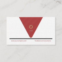 Aangepast professioneel logo Visitekaartje