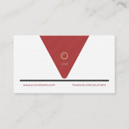 Aangepast professioneel logo Visitekaartje