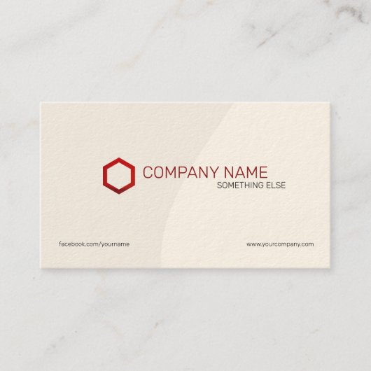 Aangepast professioneel logo Visitekaartje (Voorkant)