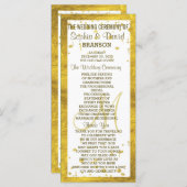 Aangepast programma voor Confetti voor weddenschap (Voorkant / Achterkant)