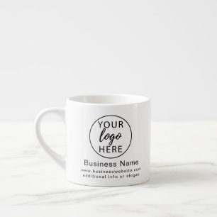 Aangepast promotioneel bedrijfslogo espresso kop