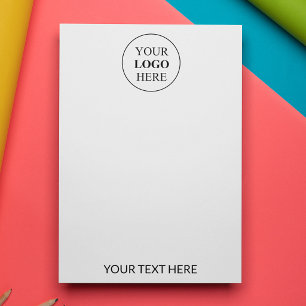 Aangepast promotioneel logo briefpapier