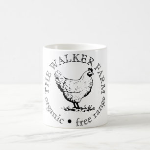 Aangepast promotioneel logo voor boerenbedrijf koffiemok