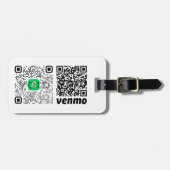 Aangepast QR-code-Bagagelabel Bagagelabel (Voorkant horizontaal)