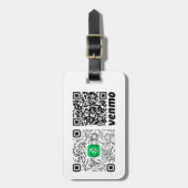 Aangepast QR-code-Bagagelabel Bagagelabel (Voorkant verticaal)