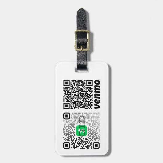 Aangepast QR-code-Bagagelabel Bagagelabel (Voorkant verticaal)