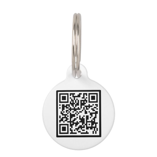 Aangepast QR-code Huisdier ID-profiel Huisdierpenning (Voorkant)