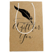 aangepast quill medium-cadeau medium cadeauzakje (Voorkant)