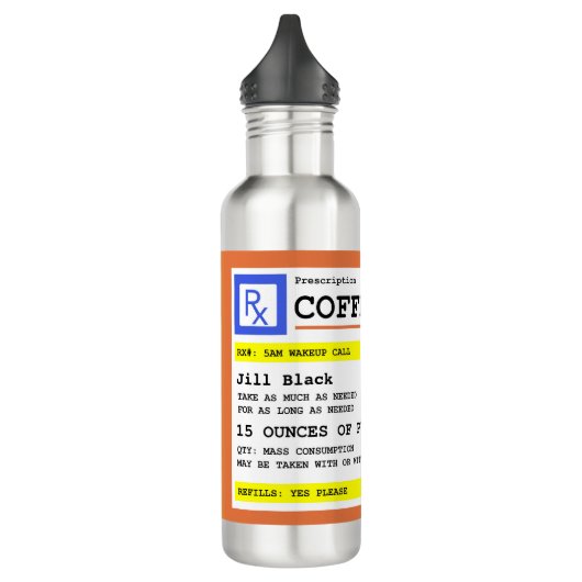 Aangepast recept koffie waterfles  (Links)