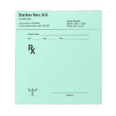 Aangepast recept Notitieblok – Bewerkbare Doctor R (Voorkant)