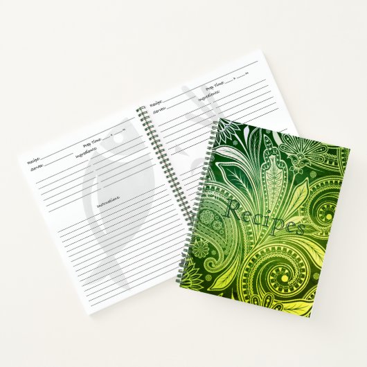 Aangepast recept notitieboek — Flora (Binnen)