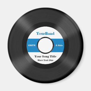 Aangepast record personaliseren magneet