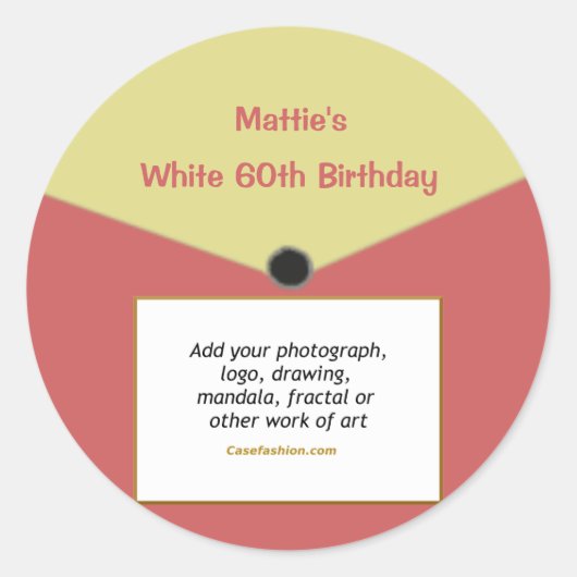 Aangepast recordlabel Sticker V2 (Voorkant)