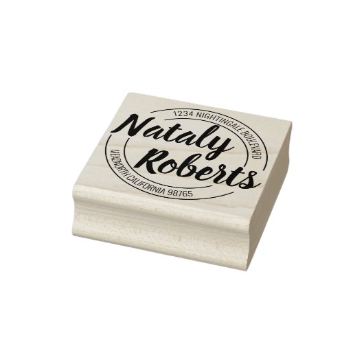 Aangepast retouradres aangepast 	rubberstempel (Stempel)