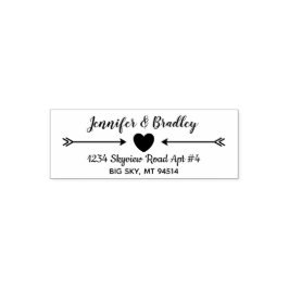 Aangepast retouradres met zwarte inkt  zelfinktende stempel