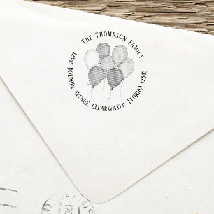 Aangepast retouradres voor feest zelfinktende stempel