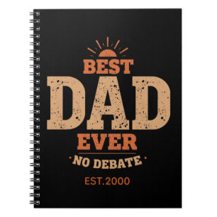 Aangepast Retro Beste Papa Ooit Gepersonaliseerd C Notitieboek