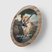 Aangepast ritsvriendelijk fotoscript voor moderne ronde klok (Hoek)