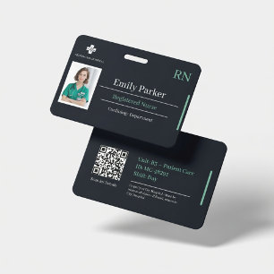 Aangepast RN ID Badge Sjabloon Verpleegkundige