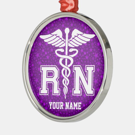 Aangepast RN Metalen Ornament (Links)