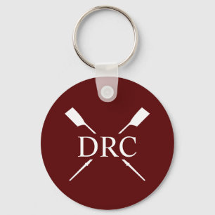 Aangepast Roeiclub Monogram Sleutelhanger