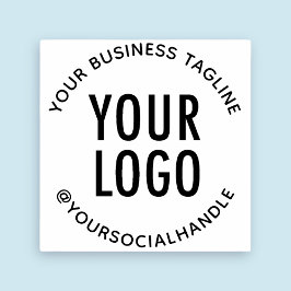 Aangepast Rond Rubber Stempel Zakelijk Bedrijfslog