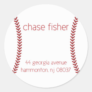 aangepast ronde sticker