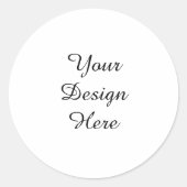 Aangepast Ronde Sticker (Voorkant)