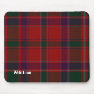 Aangepast rood en groen Stewart Tartan Schots geru Muismat