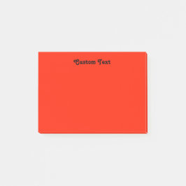 Aangepast rood/Oranje Post-it® Notes